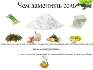 Топ-5 продуктов для замены соли