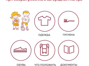 О подготовке ребенка в лагерь