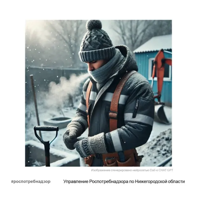 О мерах профилактики переохлаждения и обморожений при выполнении работ на открытом воздухе в зимний период.