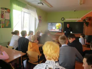 Воскресенские Госавтоинспекторы провели беседу в Благовещенской школе