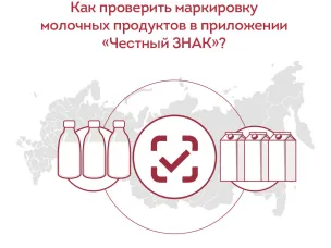 Как проверить маркировку молочной продукции  в системе честный знак.