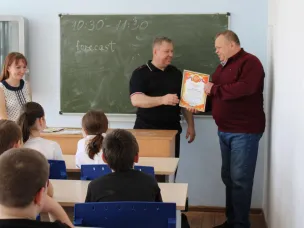 ГИБДД Воскресенского округа поздравили отряд ЮИД «Дорожный патруль» Глуховской школы!